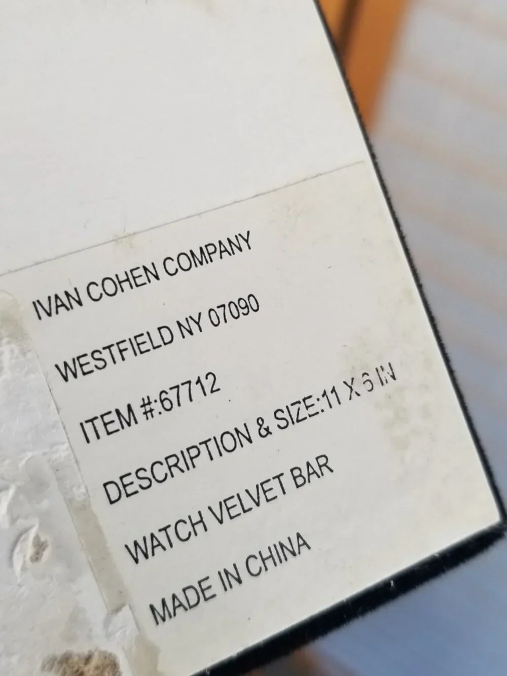 Black Velvet Watch Bracelet Bar 11